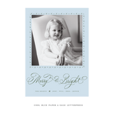 Ellington Letterpress Colored Paper Holiday Card