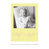 Ellington Letterpress Colored Paper Holiday Card