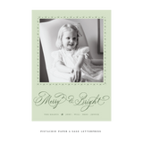 Ellington Letterpress Colored Paper Holiday Card