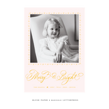 Ellington Letterpress Colored Paper Holiday Card