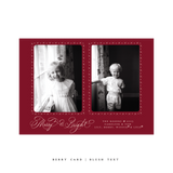 Ellington (2 Photos) Classic Printed Medium Holiday Card