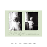 Ellington (2 Photos) Classic Printed Medium Holiday Card