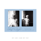 Ellington (2 Photos) Classic Printed Medium Holiday Card