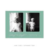 Ellington (2 Photos) Classic Printed Medium Holiday Card