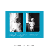 Ellington (2 Photos) Classic Printed Medium Holiday Card