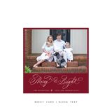 Ellington Classic Printed Small Square Holiday Card