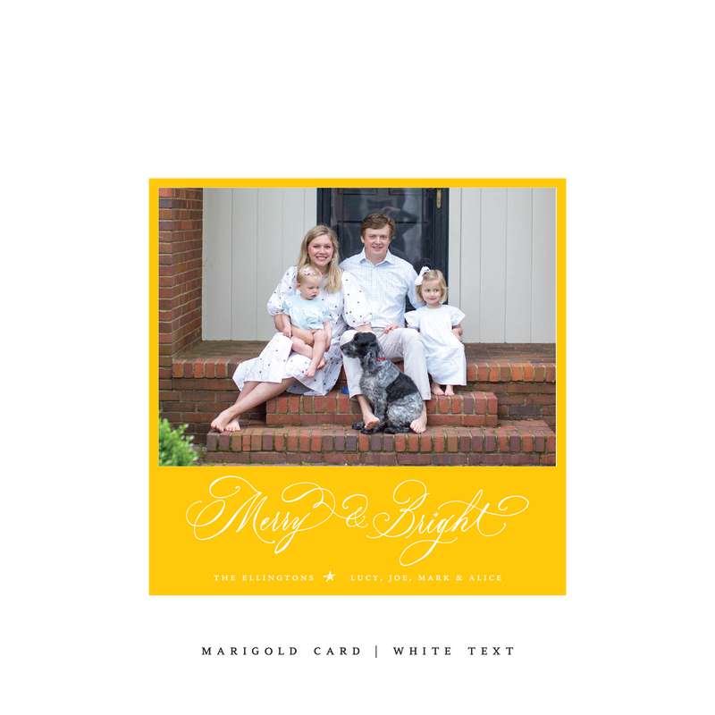 Ellington Classic Printed Small Square Holiday Card