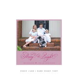 Ellington Classic Printed Small Square Holiday Card