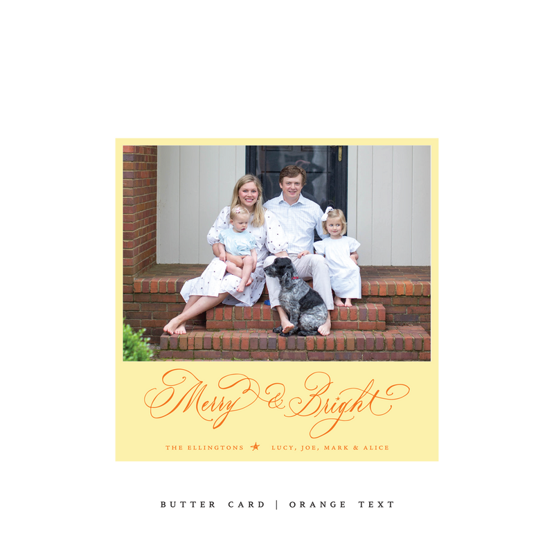 Ellington Classic Printed Small Square Holiday Card