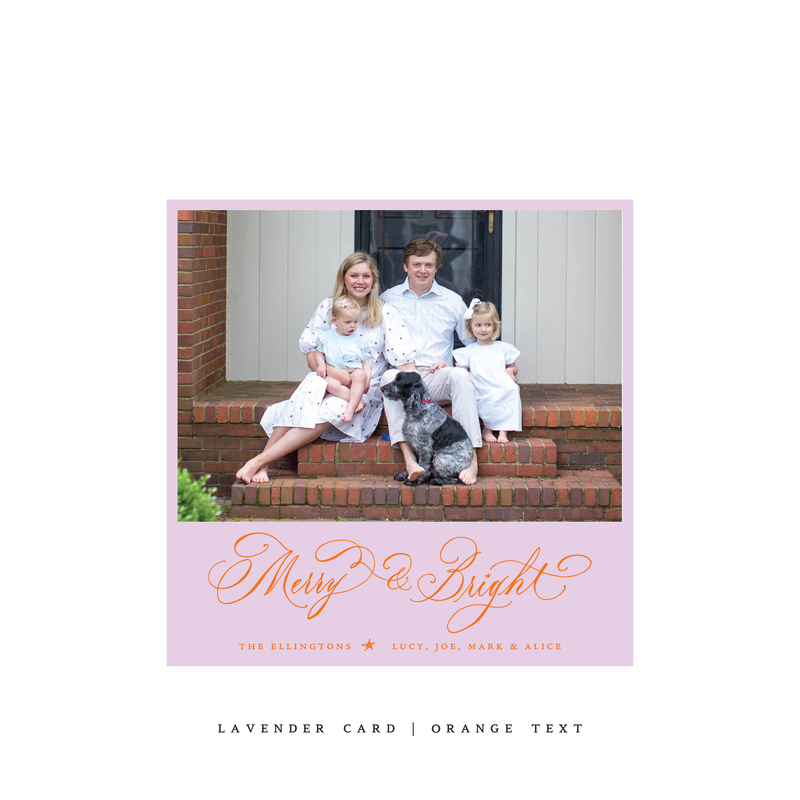Ellington Classic Printed Small Square Holiday Card