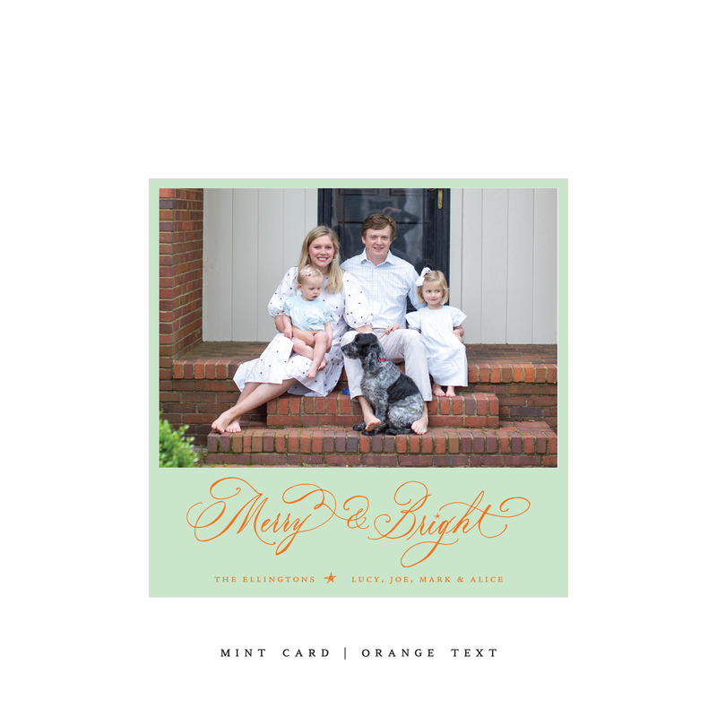 Ellington Classic Printed Small Square Holiday Card