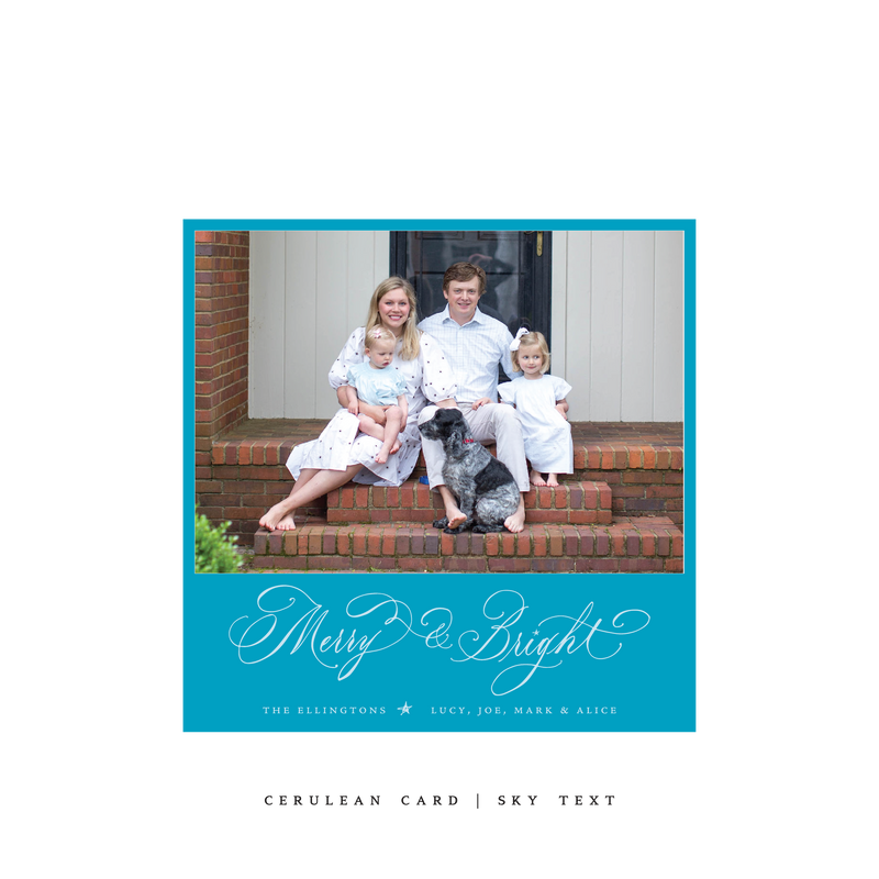 Ellington Classic Printed Small Square Holiday Card