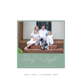 Ellington Classic Printed Small Square Holiday Card