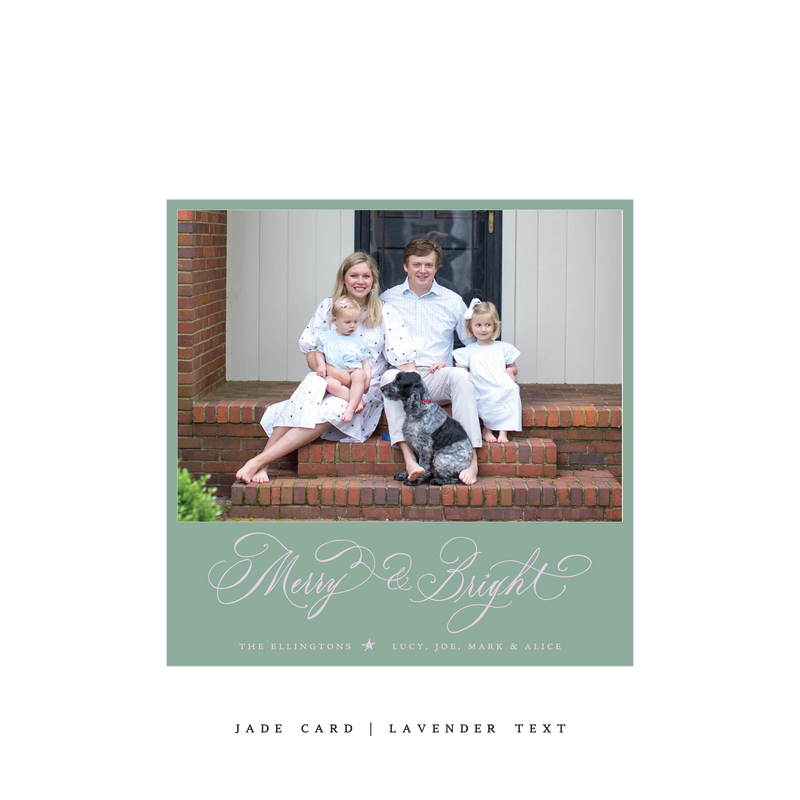 Ellington Classic Printed Small Square Holiday Card