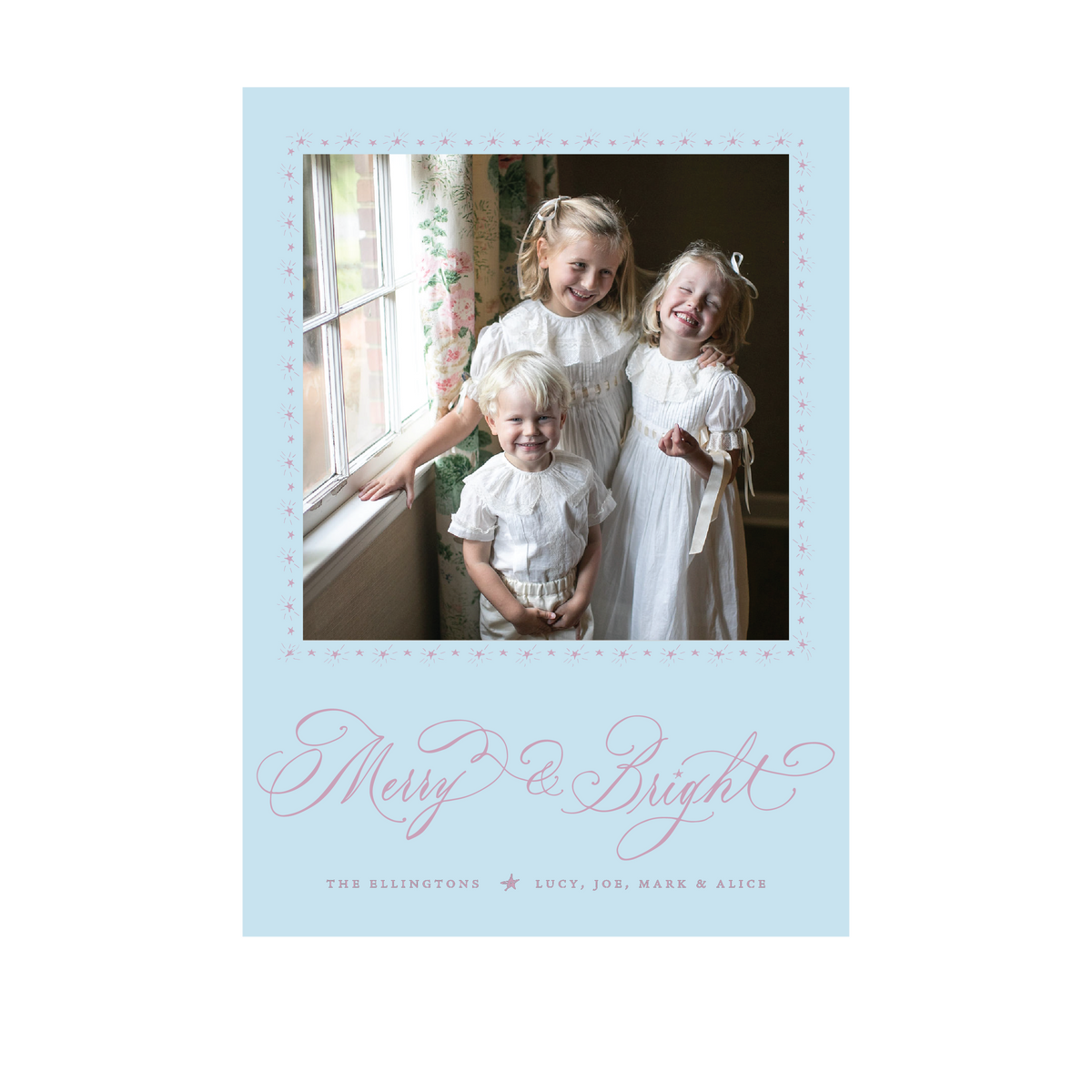 Ellington Classic Flat Print Holiday Card, Large (Archive)