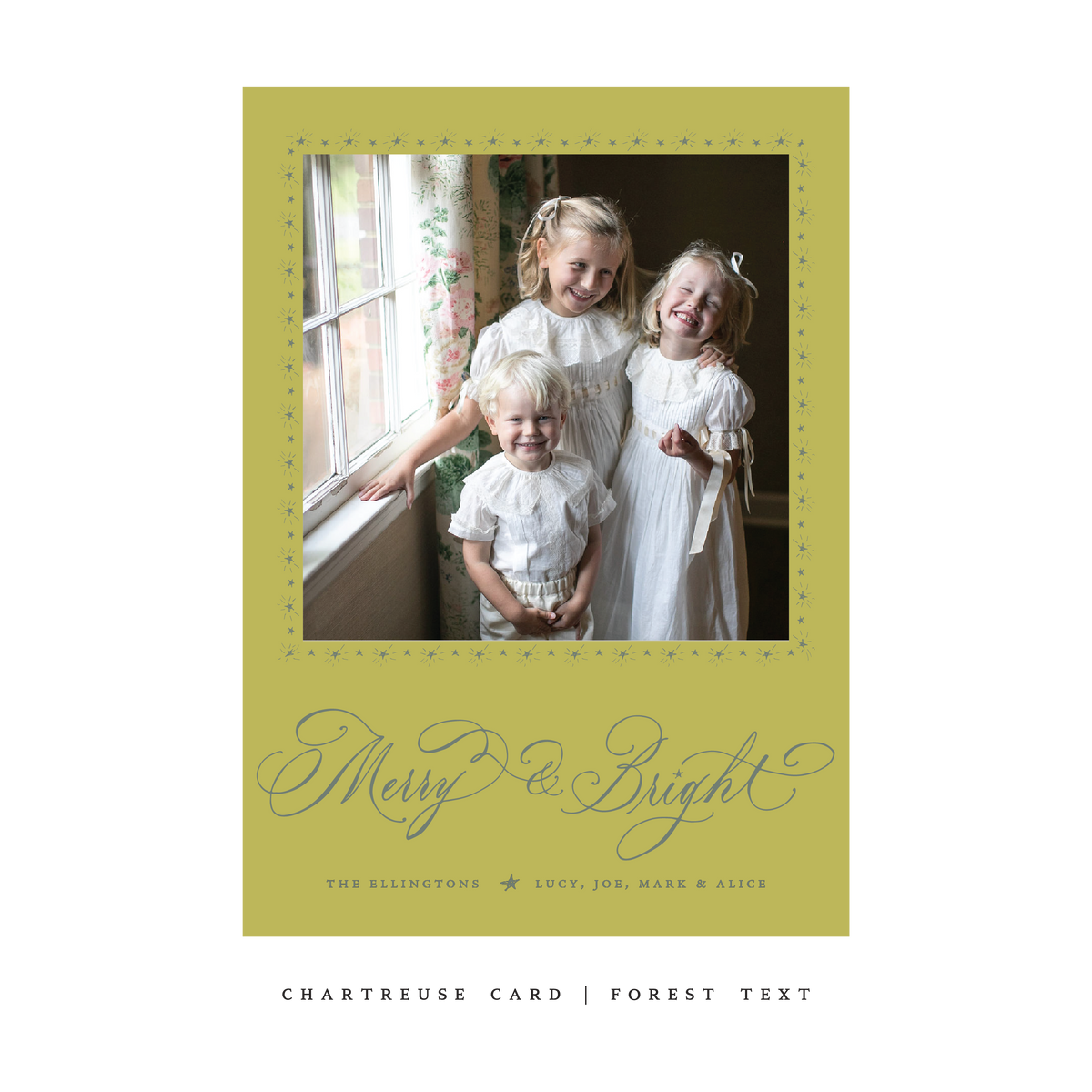 Ellington Classic Flat Print Holiday Card, Large (Archive)