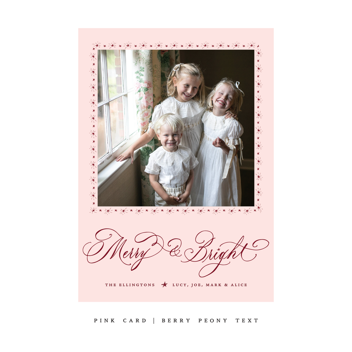Ellington Classic Flat Print Holiday Card, Large (Archive)