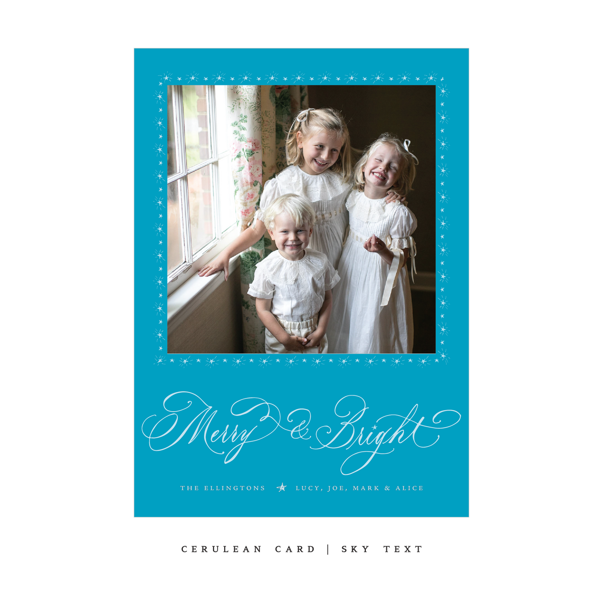 Ellington Classic Flat Print Holiday Card, Large (Archive)