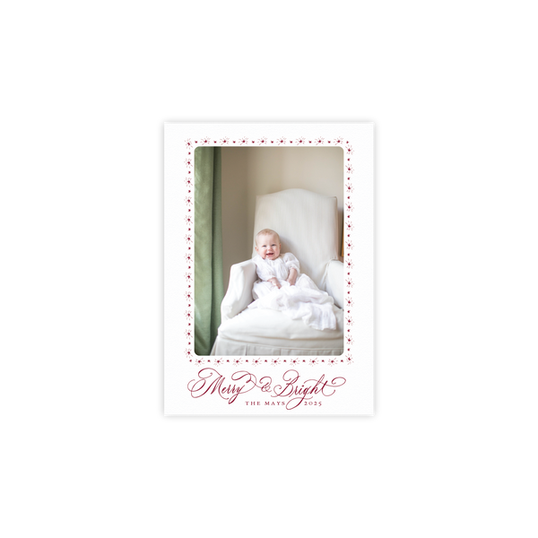 Ellington Letterpress Petite Holiday Card