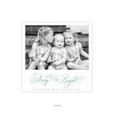 Ellington Engraved Small Square Holiday Card