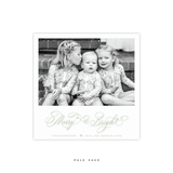 Ellington Engraved Small Square Holiday Card