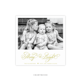 Ellington Engraved Small Square Holiday Card