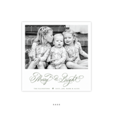 Ellington Engraved Small Square Holiday Card