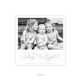 Ellington Engraved Small Square Holiday Card