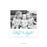 Ellington Engraved Small Square Holiday Card