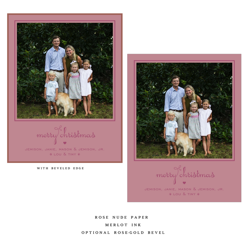 Estelle Small Luxe Holiday Card