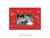 Evie 1-Color Engraved Medium Holiday Card