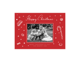Evie 1-Color Engraved Medium Holiday Card