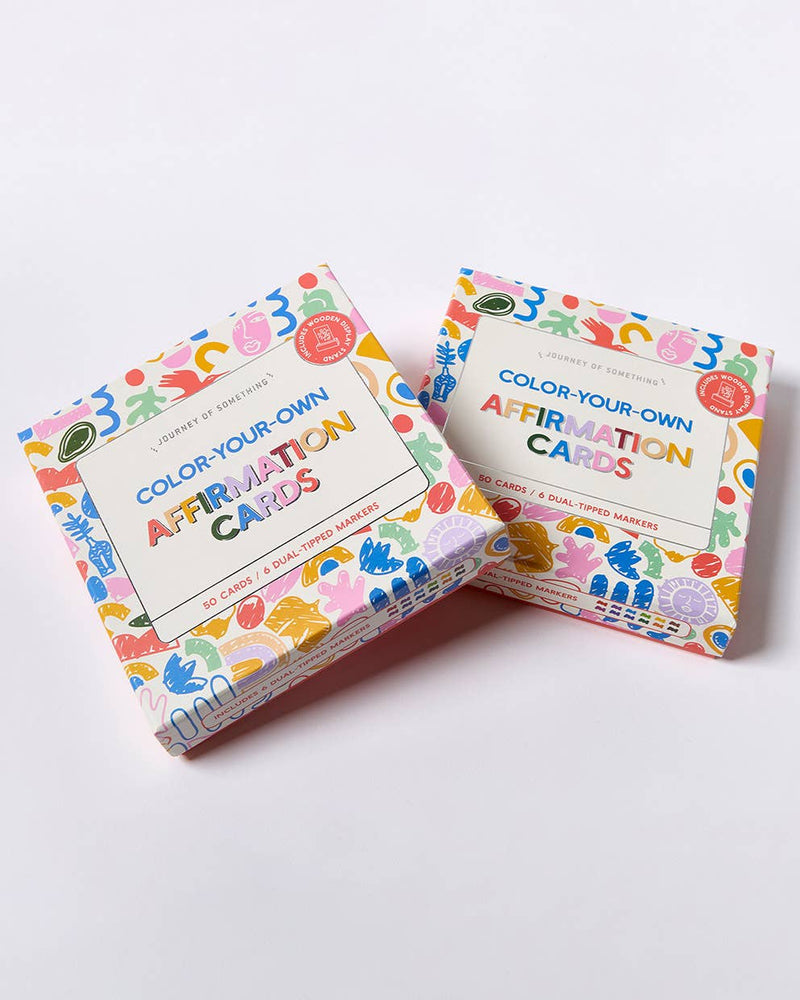 Color Your Own Affirmation Cards