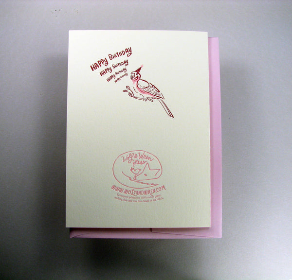 Birdie Birthday Greeting Card