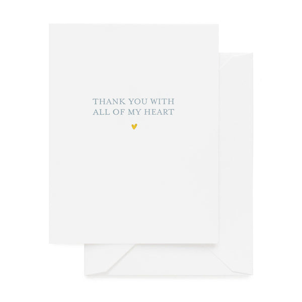With All of My Heart Greeting Card