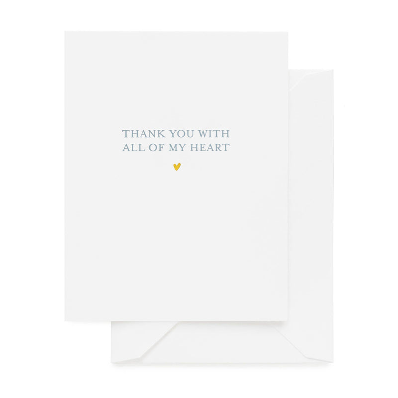 With All of My Heart Greeting Card