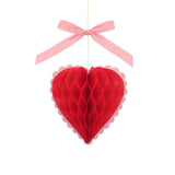 Honeycomb Heart Decorations