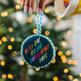 Needlepoint Ornament - Overthink