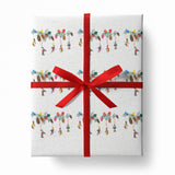 Skiers Ornaments Wrap