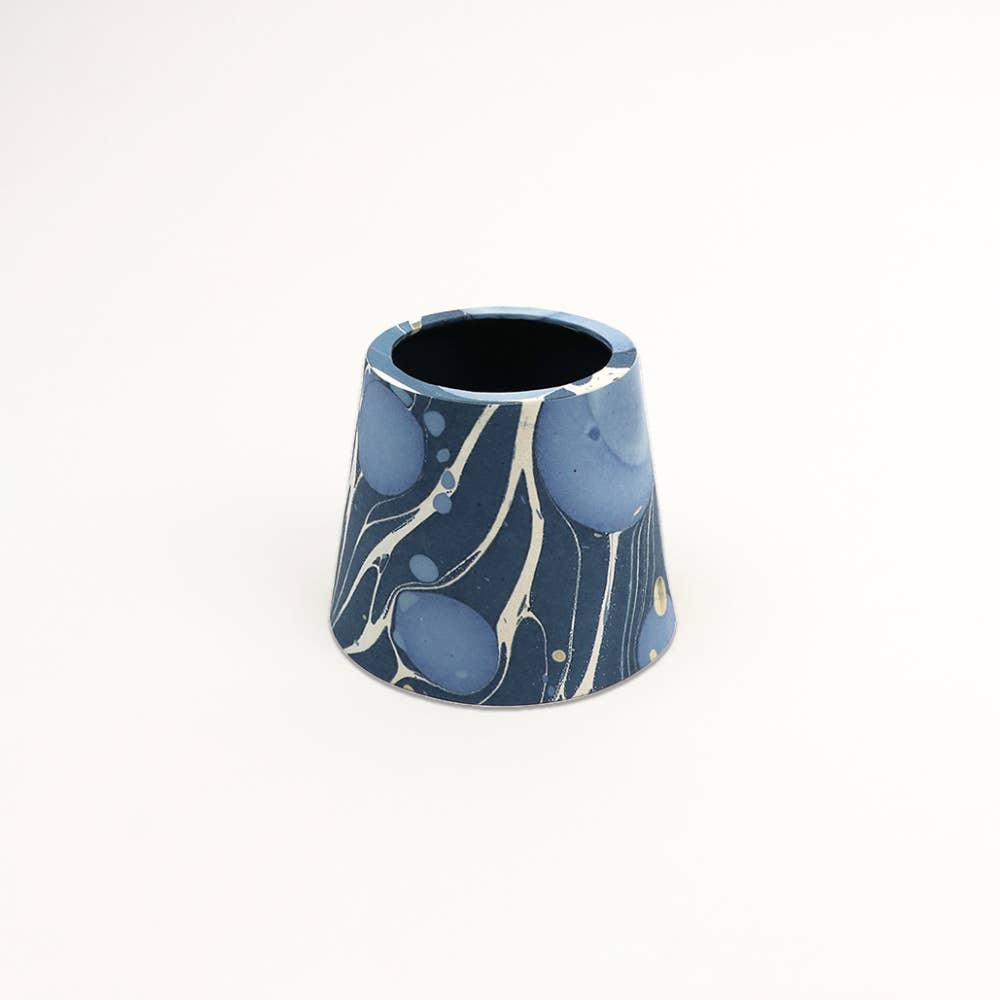 Peebles Blue - Marbled Lampshade