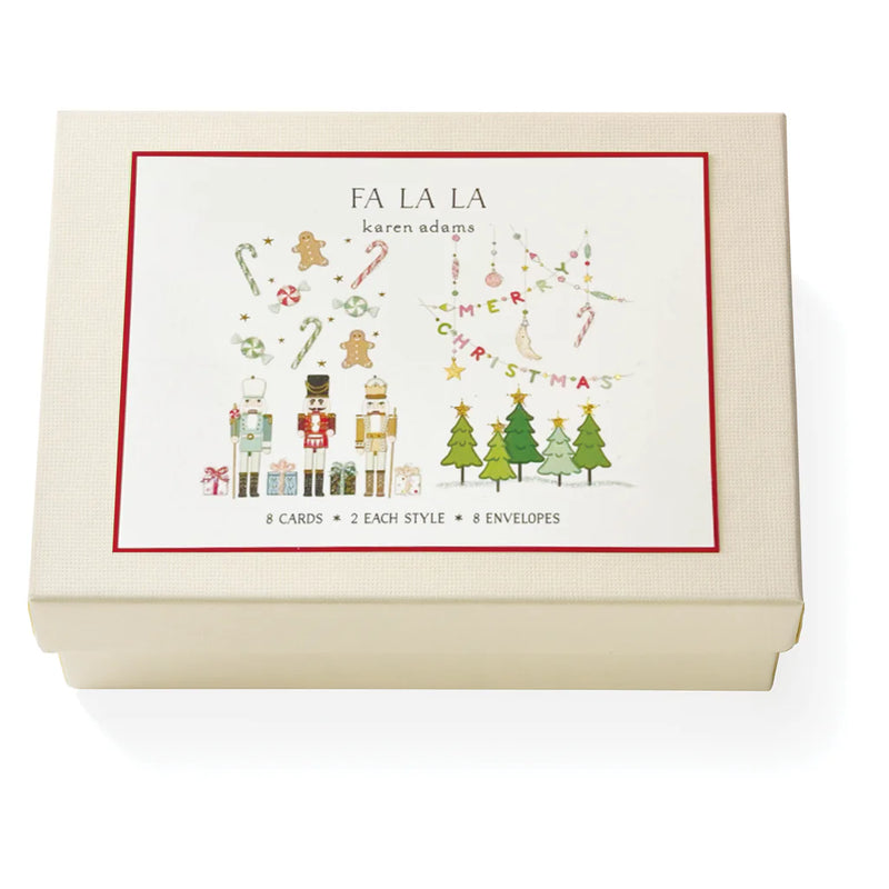 Fa La La Note Card Box