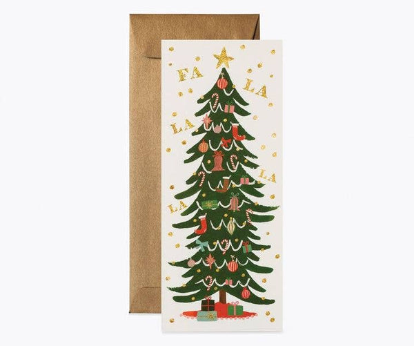 Fa La La Tree Card