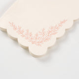 Floral Elegance Pink Guest Towels