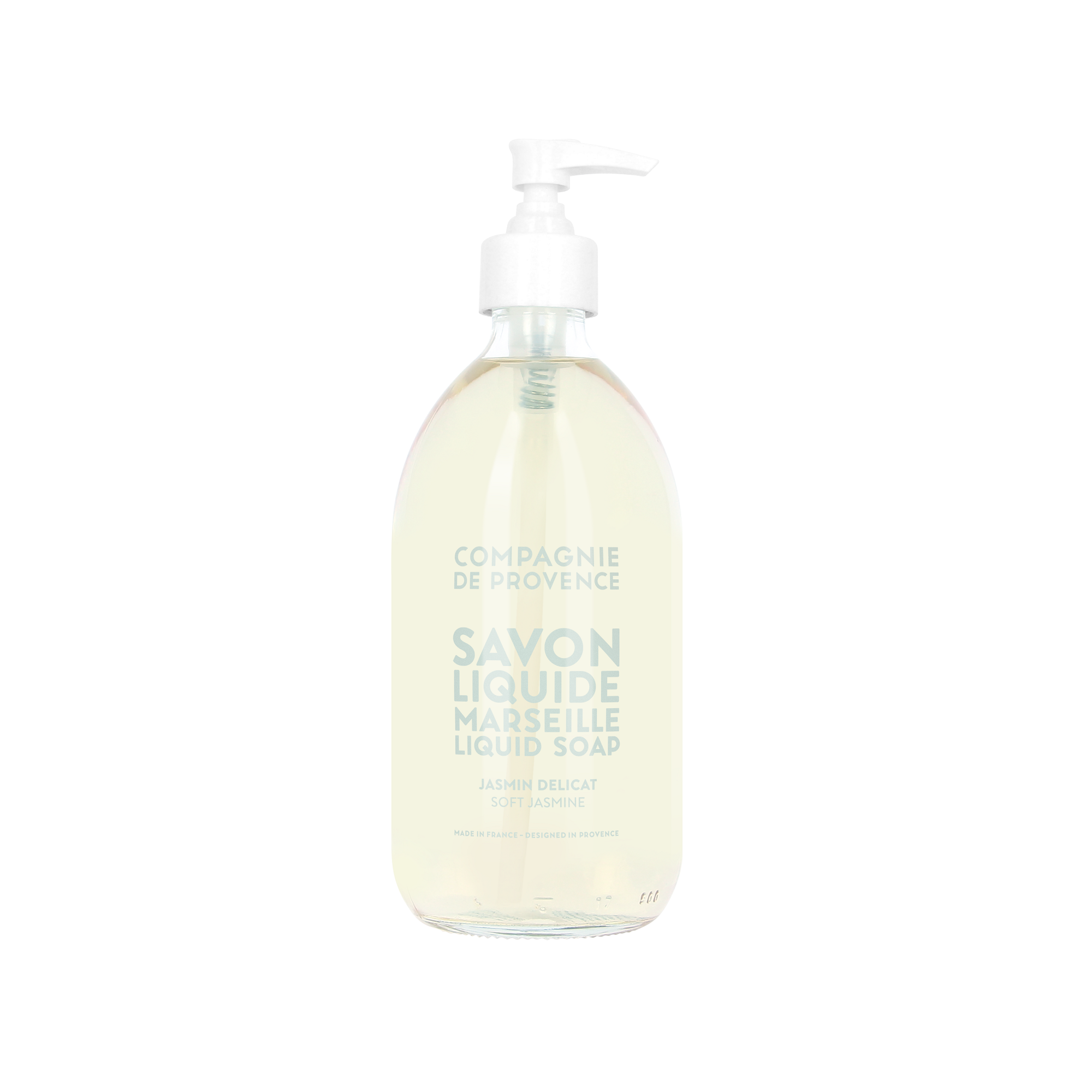 Liquid Marseille Soap Soft Jasmine 16.7 fl oz Glass
