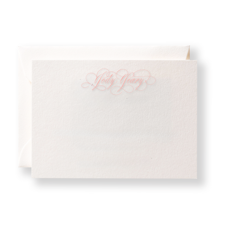 Swirly Calligraphy Stationery Sale