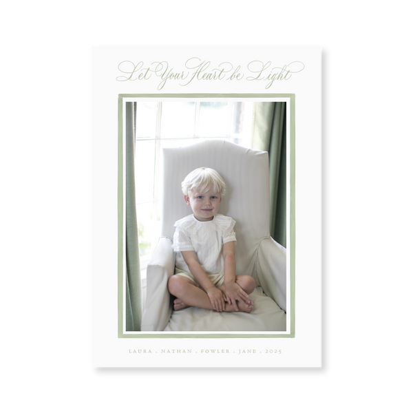 Fowler Medium Classic Printed Holiday Card