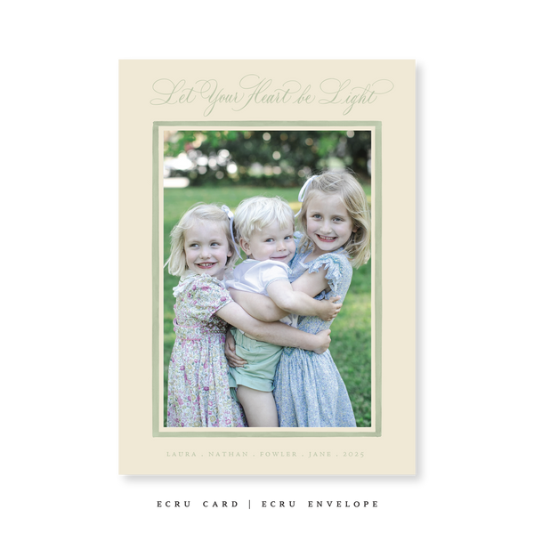 Fowler Medium Classic Printed Holiday Card