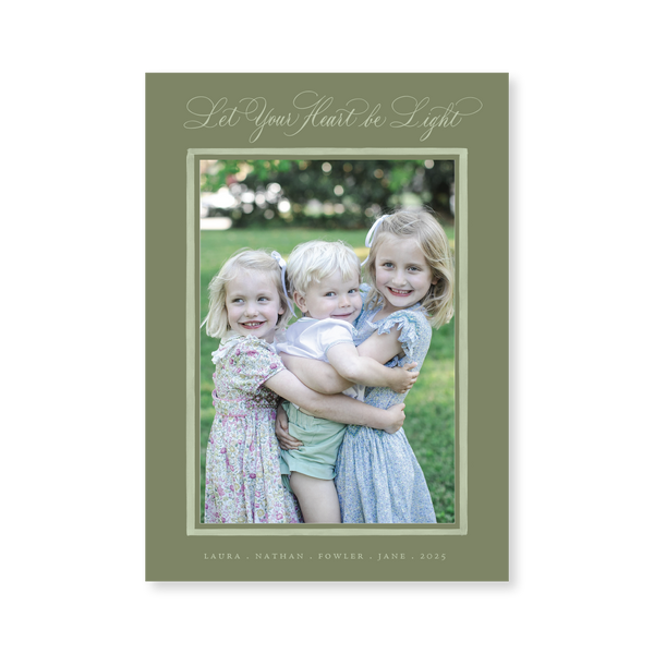 Fowler Medium Classic Printed Holiday Card