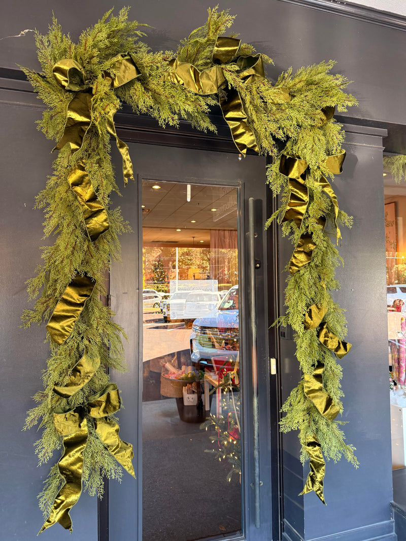 6 ft Faux Cedar Garland