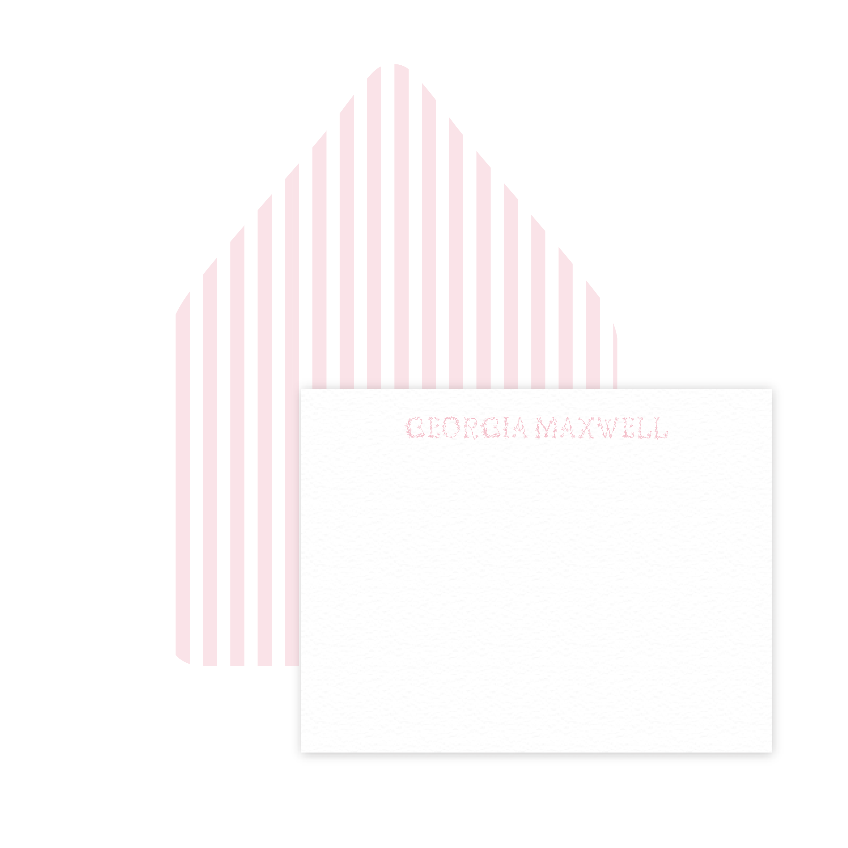 Georgia Petite Letterpress Stationery